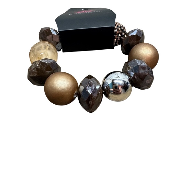 Paparazzi All Cozied Up Copper Bracelet - Picture 4 of 4